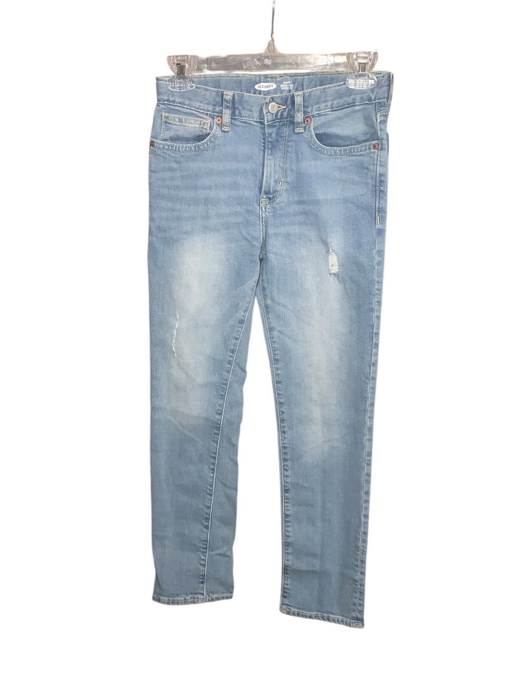 Old Navy Light Blue Distressed Skinny Jeans Girls 12